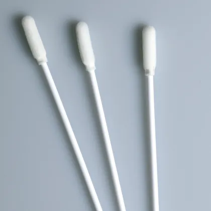 White PP Stick Oral Sample Collection Swab