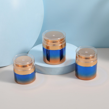 China Luxury Refillable Cosmetic Jars And Airless Bottles Set Supplier