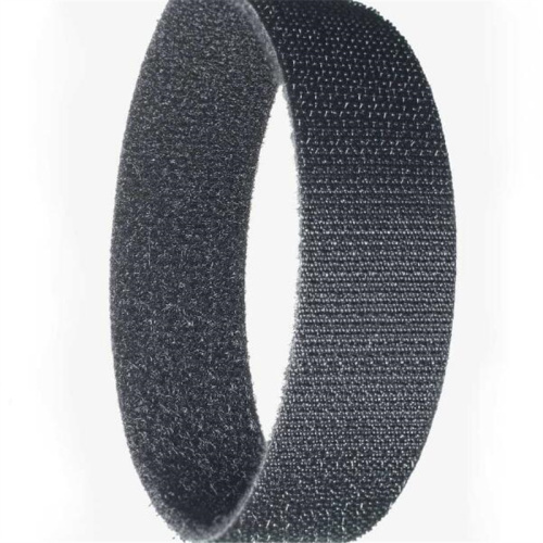 Black sticky back to back Velcro fastener