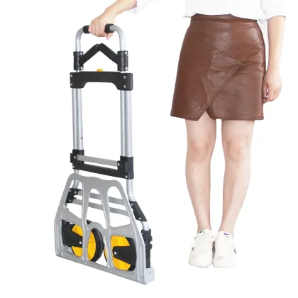 Wholesale Heavy Duty Stair Climbing Cart: 150KG Capacity Hand Truck with Bungee Cord and Foldable Design for Upstairs Cargo Transport