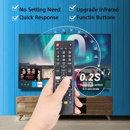 Universal Remote Control for All LG TV Models: LED, OLED, LCD, UHD, HDTV, Plasma, WebOS, 3D, 4K, UHD, HDR Smart TVs