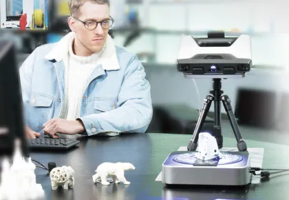 White  light  Portale  handheld  3D scanner  shining 3D scanner  for  3D printer