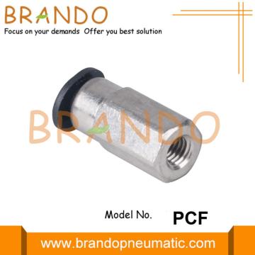 Female Straight Miniature Pneumatic Fittings 3mm 4mm 6mm