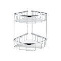 Double Corner Chrome Shower Basket