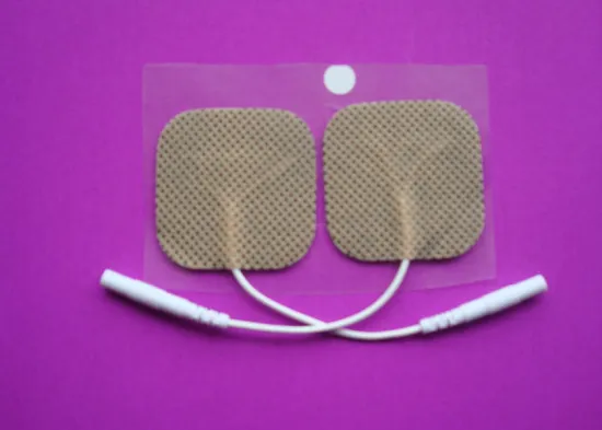 Skin 40*40mm Reusable Tens Snap Electrode Pad For Slimming Massage, Massage Electrode Pad, Tens Unit Pads