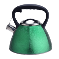 Whistling Green Color Kettle with Anti-Hot Handle