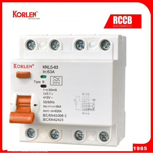 Residual Current Circuit Breaker Rccb B-Type 40a-300ma