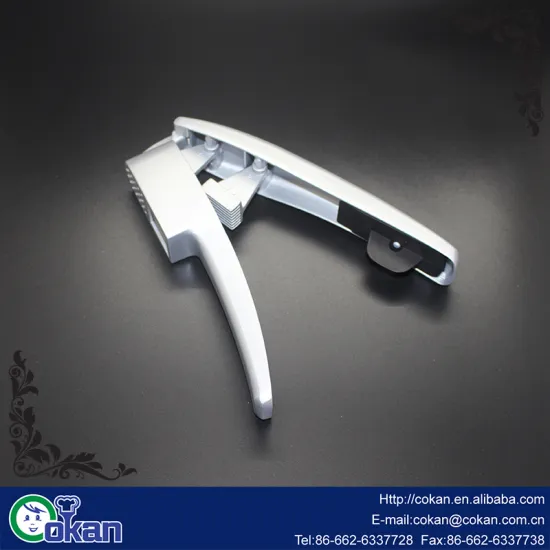 NICE Chrome Stainless Steel Cast Metal Garlic Press