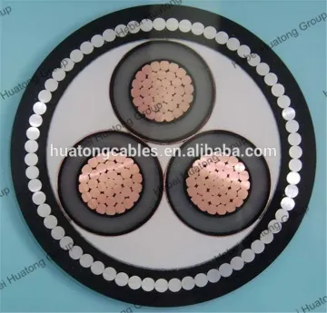 Cu Conductor XLPE Insulation Medium Voltage Power Cable