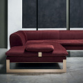 Sofa L-bentuk Orange Sponge