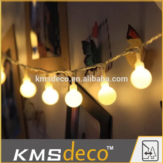 50L garland christmas lights, small berry lights, warm white LED