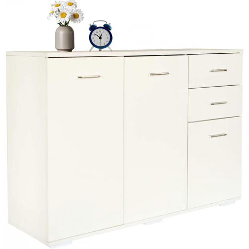 Chest Of Drawers Cabinet Wooden Cabinet With 3 Drawer And Cupboard Supplier