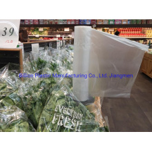 Supermarket Flat Fresh Food Produce Packaging on Roll