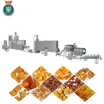 Co-extruded Puffed Extruded Corn Snack Food Making Machine