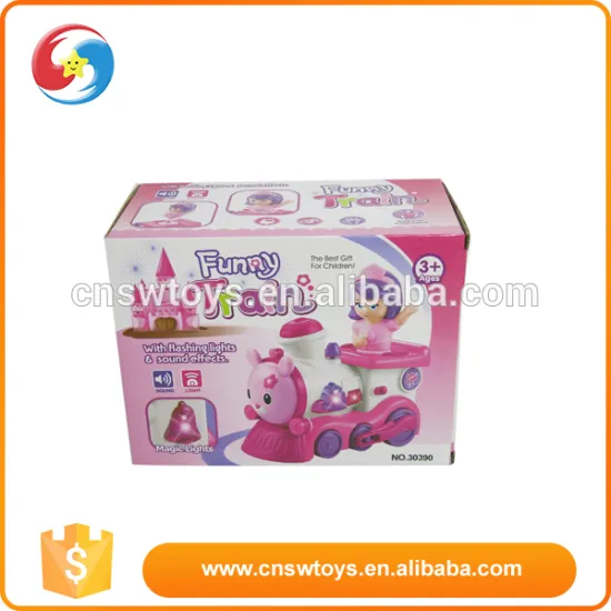 Battery operated electrical car toy b/o plastic girl ride on car toy with light