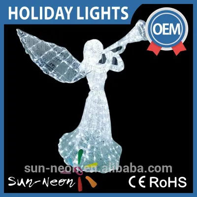 Led Grow Light Christmas Angel Decorations Outdoor Lighted Christmas Angels