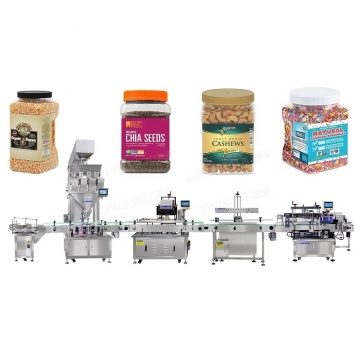 Mushrooms Cat Litter Granules Pasta Small Beans Weighing And Filling Line Machine