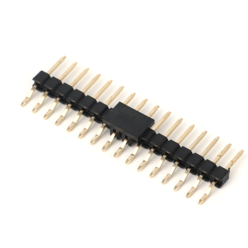 2.54mm single row horizontal sticker with cap