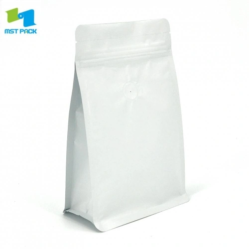 buy online 500g Kraft Paper Flat Bottom Pouch/Bag with Zip Lock [SP5]
