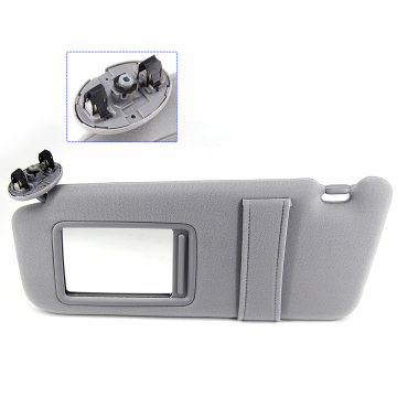 74320-06780-B0 Toyota Camry 2007-2011 Left Driver Side Sun Visor Gray No Sunroof