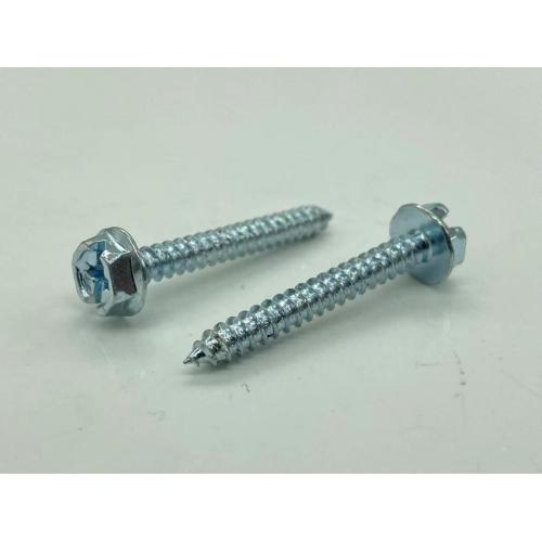 Phillips slotted hex flange tapping screws ST3.5*27.7