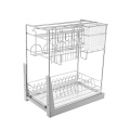 Kitchen cabinet soft close pull out drawer basket