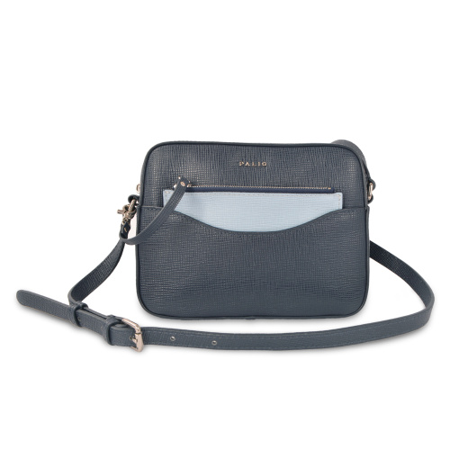 Bolso Bandolera De Cuero Para Mujer Con Cremallera Clutch Monedero