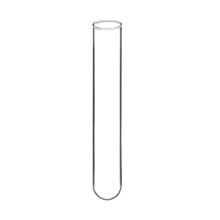 Borosilicate 3,3 tube à essai en verre avec jante