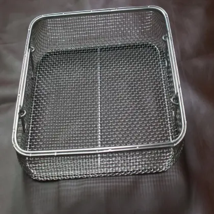 Stainless Steel wire Mesh Kitchenware Basket