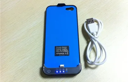 Blue Mophie Case Charger 2200mah Iphone 5 External Battery Charger