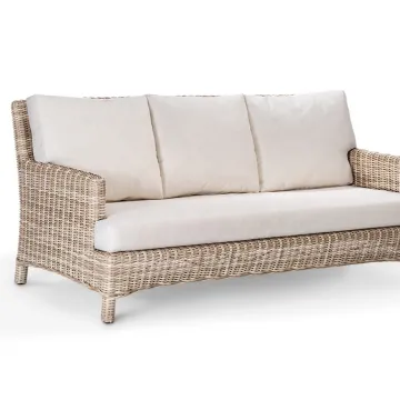 Luxury Wicker Rattan 3 Seater Sofa Garden Patio Furniture Set