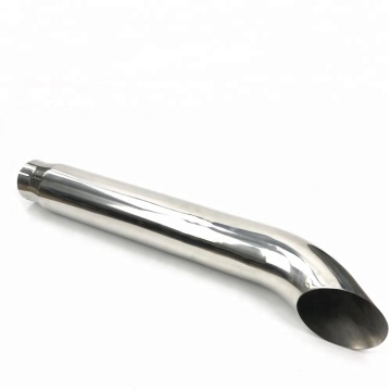 Aftermarket 7 Inch Exhaust West Coast Curved Bull Horn Stack for Peterbilt Kenworth