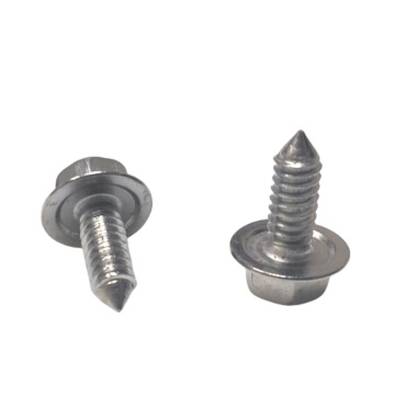 Set skru mengetuk DIN6928 dengan kepala heksagon, kemasan oksida hitam, pencuci bujur, dan salutan gangsa biru gangsa dalam saiz M3, M4, M5, M6, dan M8 untuk aplikasi drywall