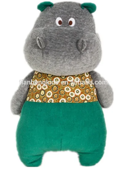 ICTI,CE,EN71,ASTM F963,CPSIA,AZO Free GA creatives 15 inches Hippo Plush Toy For Infant and Child, Good Friends Series