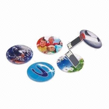 USB Flash Drive with Logo and Automatic System Detection, Suitable for Mac/PCs