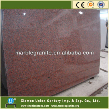 India Ruby Red Granite Slab