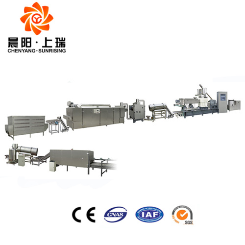 Breakfast cereals food extruder corn flakes processing line