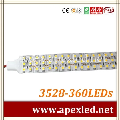 3 row led strip lighting 19mm pcb warm white