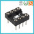 8 Pin 2.54mm Round Pin IC Socket