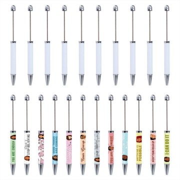 Creative Colorful DIY Gifts: Sids and School Sticker Beadable Pens