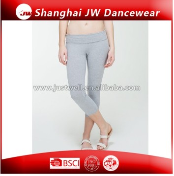 High quality Plain design womens Yoga Capri
