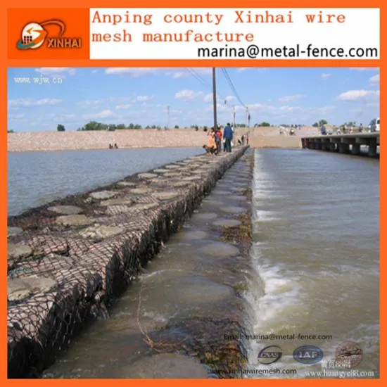 Anping Factory Galvanized Gabion Basket/Gabion Box/Wire Mesh Cage(manufacture)