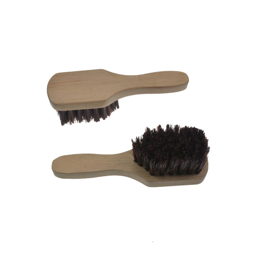 Brosse à godet avec dos en bois et poil naturel