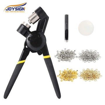 JOYSIGN 3/8 Inch Grommet Tool Kit: Handheld Hole Punch Pliers for Mini Projects
