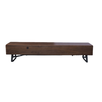 Modern Wooden MDF TV Stand Cabinet for Classic Retro Brown Furniture Living Room