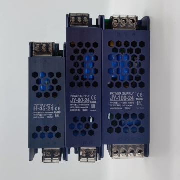 18w 24w 30w LED Driver 100-240V AC 12V 24V DC IP20 Dual Channel Thin Constant Voltage LED Driver