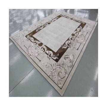 Handmade Tufted Custom Designer Wool Rug 200x400cm - Modern White Soft Living Room Rugs