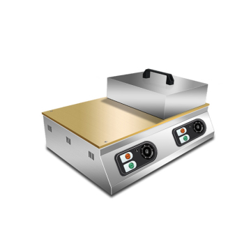 High-Speed Electric Grill: Stainless Steel Pancake Griddle for Catering