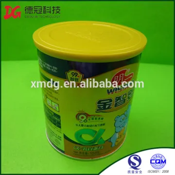 Custom 300# tin can plastic lid 73mm