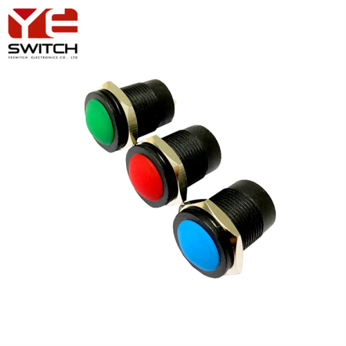 16mm tıbbi ekipman su geçirmez pushbutton anahtarları